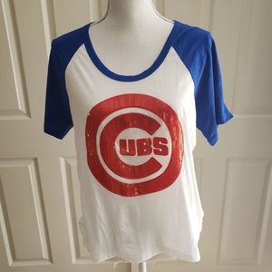 ⚾️VS PINK MLB CUBS SEQUIN BLING SHIRT